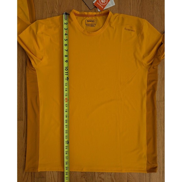 Simms Solarflex Crew Sunrise/Sun Glow Anti-Odor Stain Resistant Men's XL NWT - Picture 10 of 10